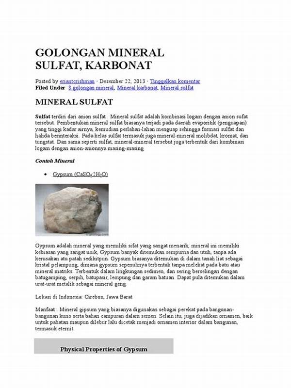 Karbonat Dan Sulfat