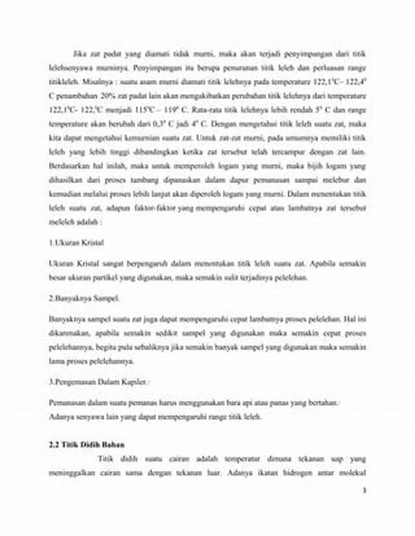 Titik Lebur Kristal